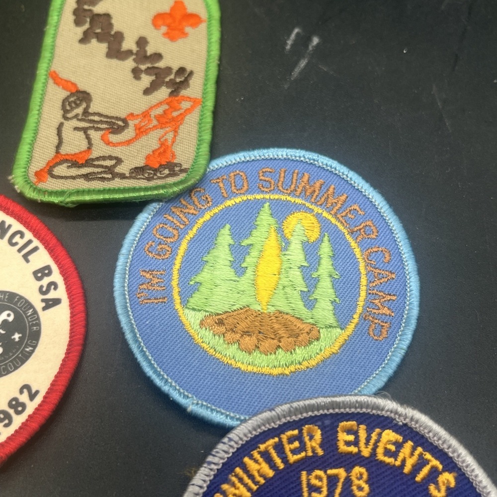 Vintage BSA Boy Scout Patch Lot (5) - 1978 1981 1982 Camporee, Scout Show - Picture 8 of 16